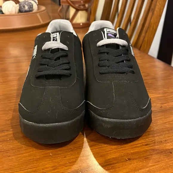 Puma Roma SL NBK 2 shoes sneakers black grey Men’s Size 11.5 new