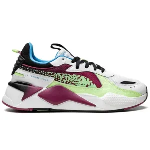 PUMA RS-X Blaster Mens Sneakers Running Shoes White Maroon Size 11.5 386903-02