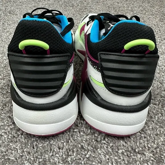 PUMA RS-X Blaster Mens Sneakers Running Shoes White Maroon Size 11.5 386903-02