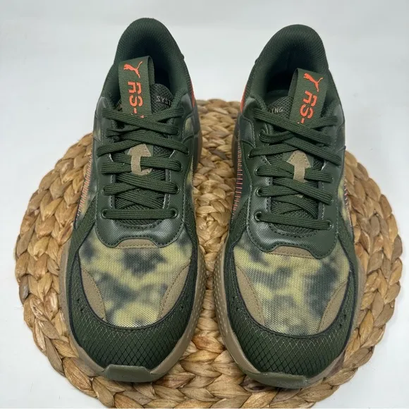 PUMA Rs-X Shades of Lace Up Sneakers Shoes Camo Dye Size 11.5 Men's