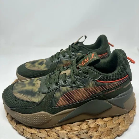 PUMA Rs-X Shades of Lace Up Sneakers Shoes Camo Dye Size 11.5 Men's