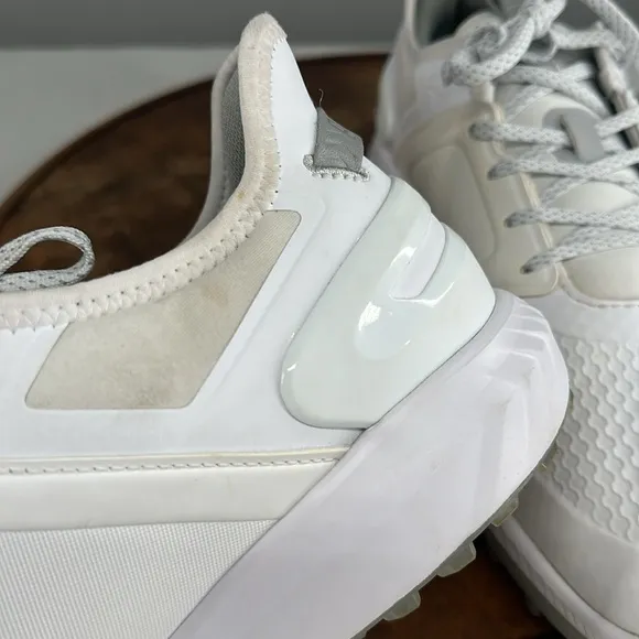 Puma Shoes Mens 11 Ignite Elevate Golf Lace Up Sneakers White Silver