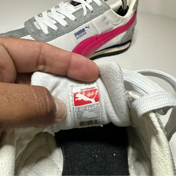 Puma Womens Speeder 185607 01 Gray Casual Shoes Sneakers Size 8
