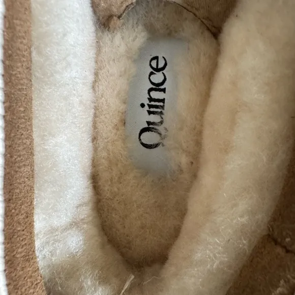 Quince sheepskin clogs NEW