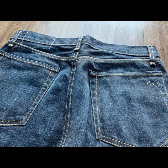 rag &amp; bone RB11X Classic Straight Leg Jeans