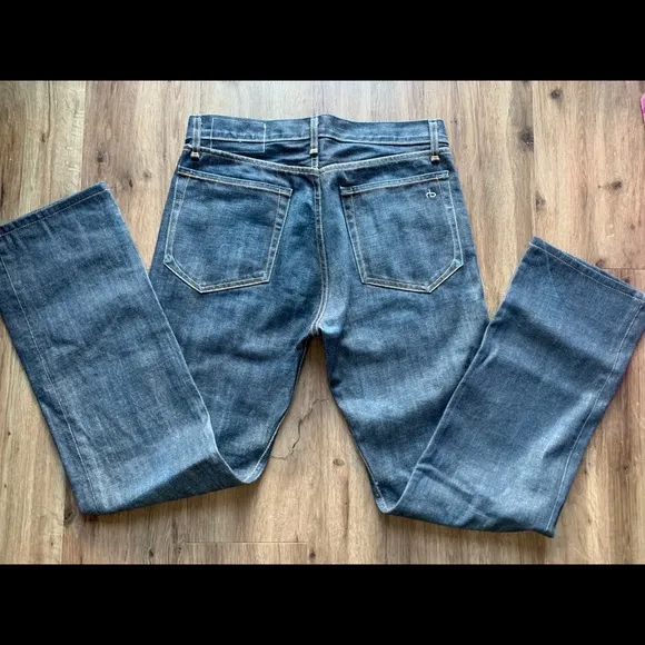 rag &amp; bone RB11X Classic Straight Leg Jeans