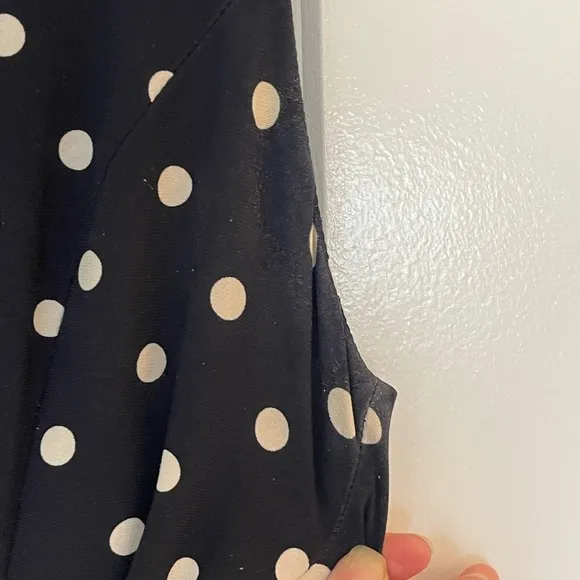 Ralph Lauren Polka Dot Sleeveless tie-waist Dress! Classic Ralph Lauren!