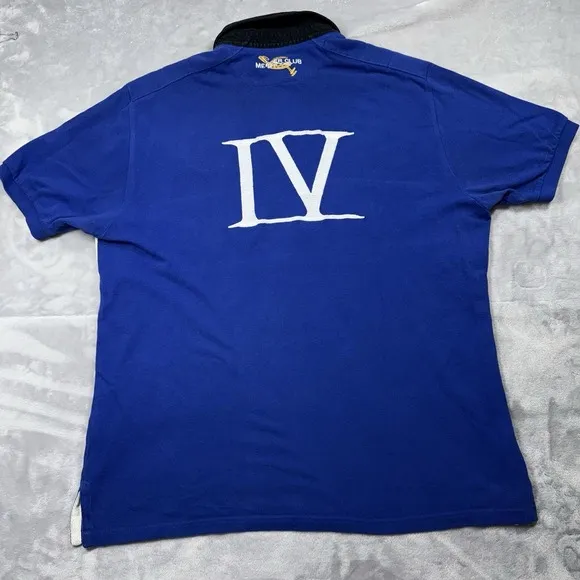 Ralph Lauren Switzerland Winter Cup 2008 Mens Short Sleeve Polo Size Large