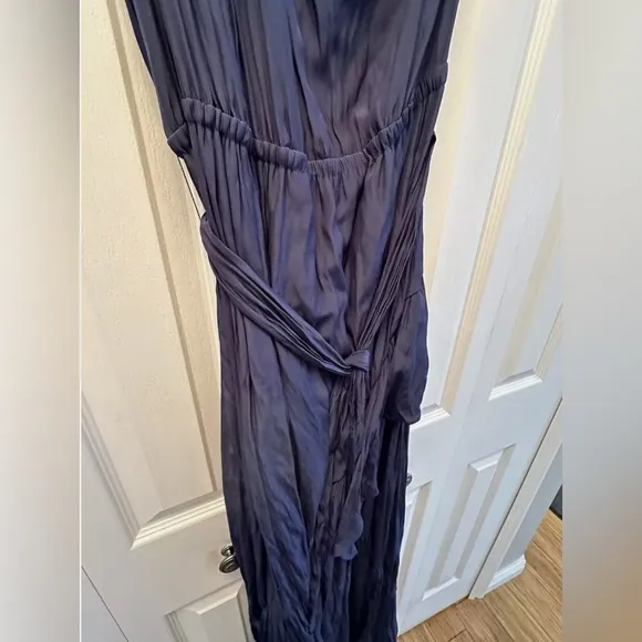 Ramy Brook Nicola Maxi Dress in Navy Size XL NWT