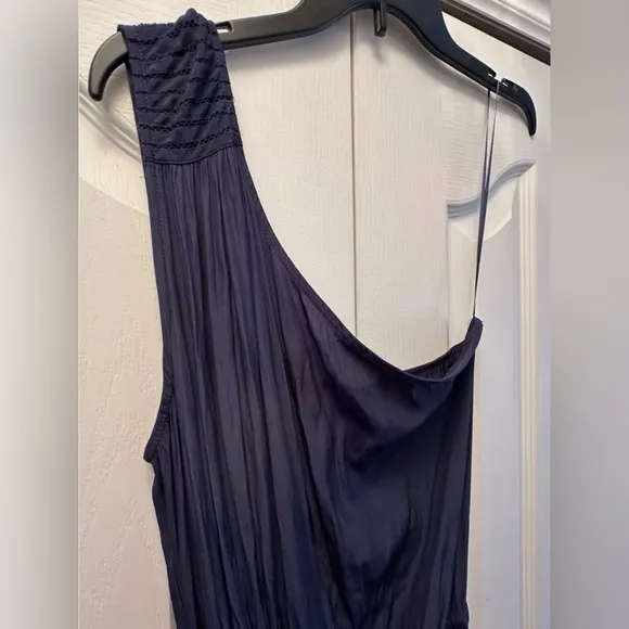 Ramy Brook Nicola Maxi Dress in Navy Size XL NWT