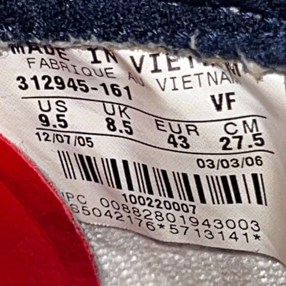 RARE! '06 Nike Air Force 1 'Armed Forces' Patriotic Trump USA Sneakers Men's 9.5