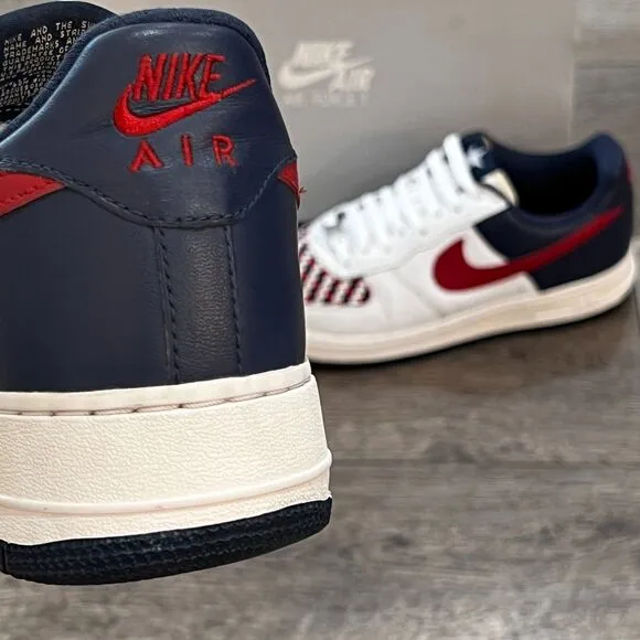 RARE! '06 Nike Air Force 1 'Armed Forces' Patriotic Trump USA Sneakers Men's 9.5