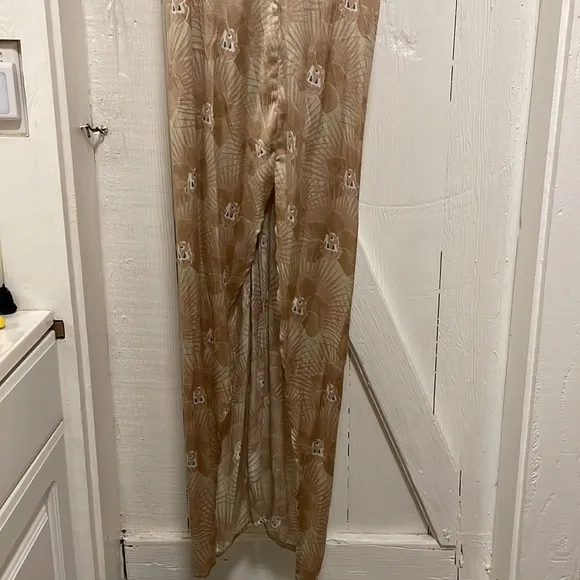 RARE print ACACIA modern pacific Nunu silk dress