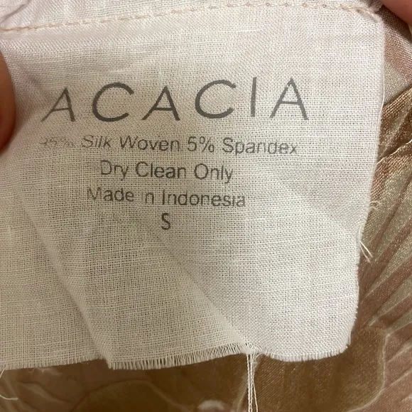 RARE print ACACIA modern pacific Nunu silk dress