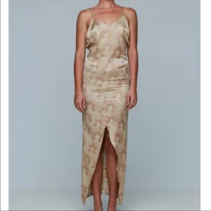 RARE print ACACIA modern pacific Nunu silk dress