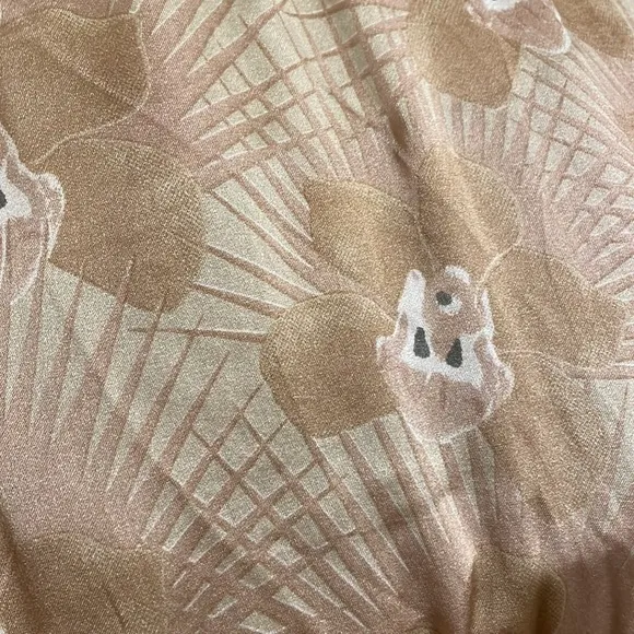 RARE print ACACIA modern pacific Nunu silk dress