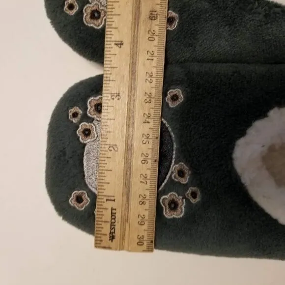 RARE Vera Bradley Grogu Baby Yoda Medallion Cozy Life Slippers Sz Small