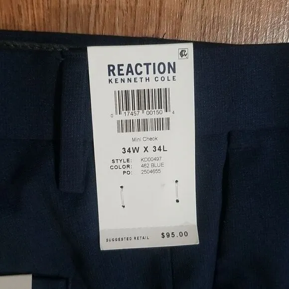 Reaction Kenneth Cole pants 34w x 34L new with tags