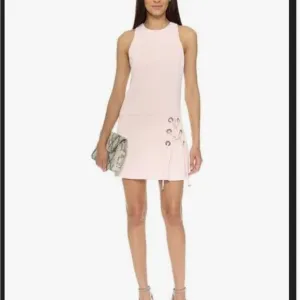 Rebecca Minkoff Elegant Pink Sleeveless mini dress with rope detail