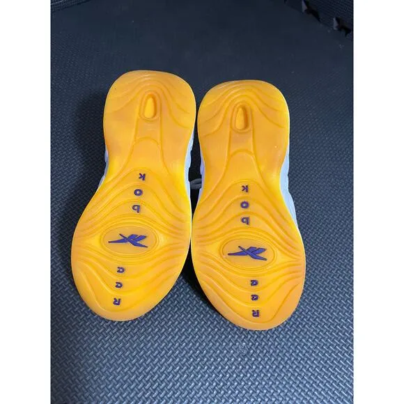 Rebook Allen‎ Iverson Question Mid &quot;Yellow&quot; Sneakers Shoes Size 9c Toddler