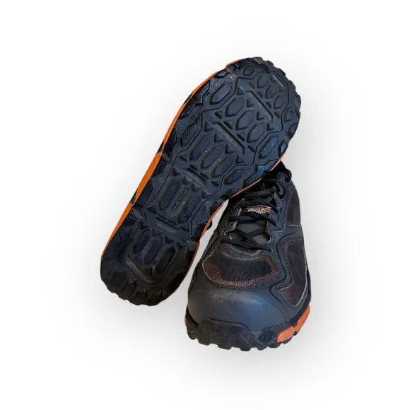 Red Wing Men's Athletic Shoe Aluminum Toe #6388 Black/Orange Sz 9.5