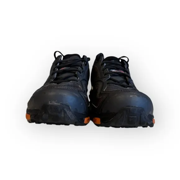Red Wing Men's Athletic Shoe Aluminum Toe #6388 Black/Orange Sz 9.5