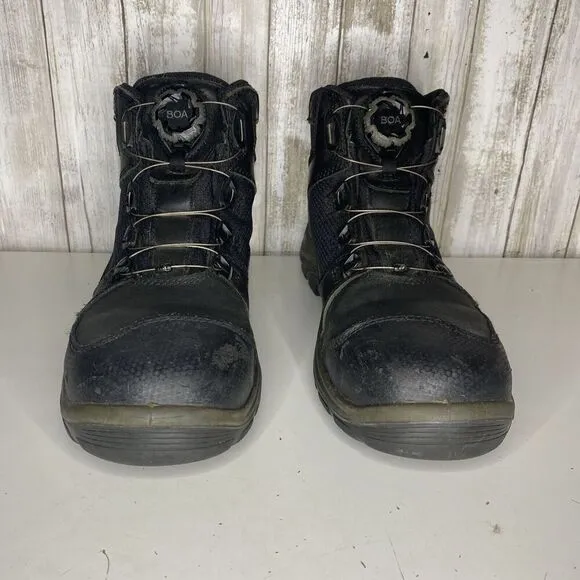 Red Wing Tradesman 5&quot; Waterproof Safety Toe Black Boots Men’s Size 12 D