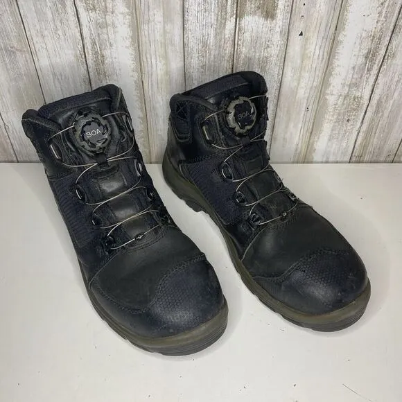 Red Wing Tradesman 5&quot; Waterproof Safety Toe Black Boots Men’s Size 12 D