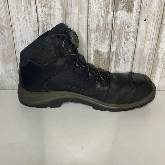 Red Wing Tradesman 5&quot; Waterproof Safety Toe Black Boots Men’s Size 12 D
