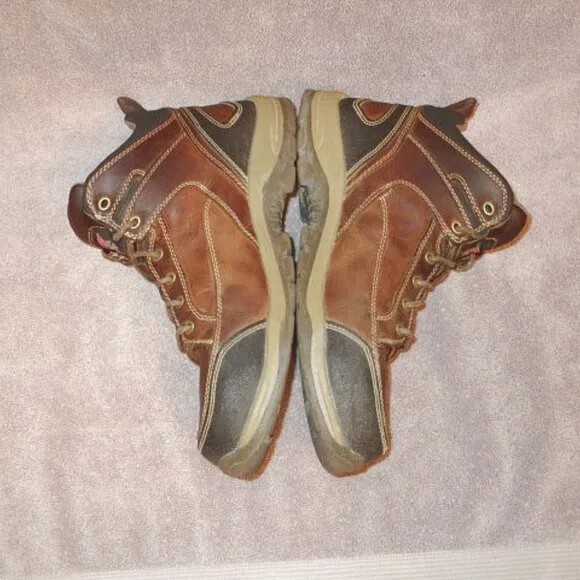 Red Wing TruHiker Leather Boots Size 10.5D Waterproof Steel Toe Work Hike 6692