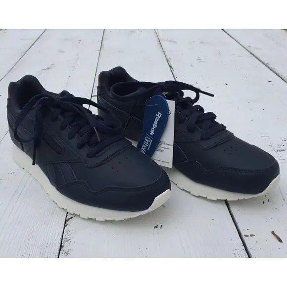 REEBOK CL Harman Run Men’s Size 8 Blue White Running Sneakers Shoes