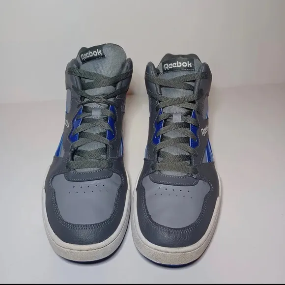 Reebok Men Royal DV6691 Gray Blue Basketball Shoes Sneakers Size 10.5(127 Box 15