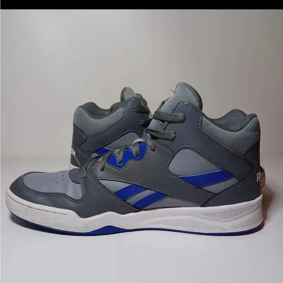 Reebok Men Royal DV6691 Gray Blue Basketball Shoes Sneakers Size 10.5(127 Box 15