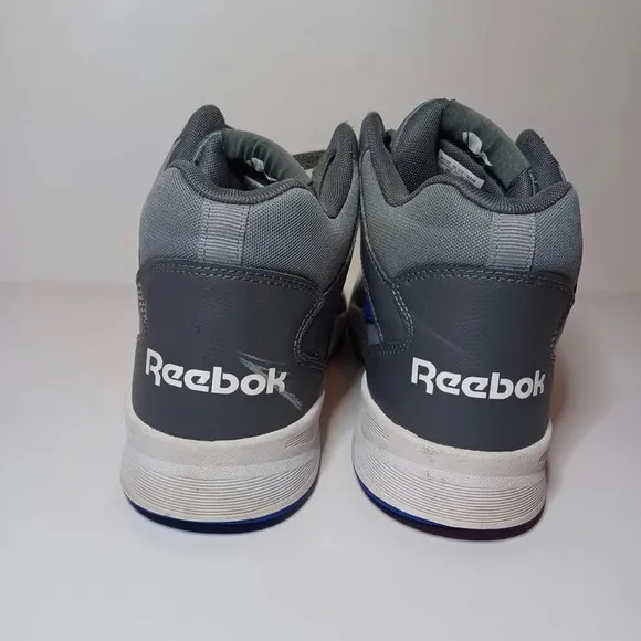 Reebok Men Royal DV6691 Gray Blue Basketball Shoes Sneakers Size 10.5(127 Box 15