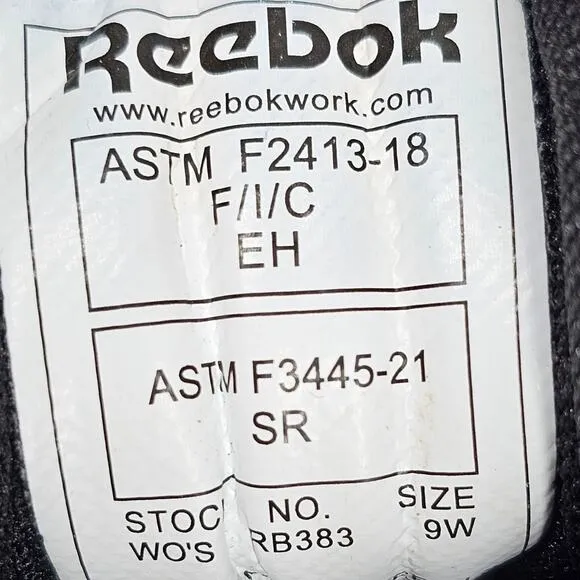 Reebok Nano X1 Adventure Work Shoes Size 9W