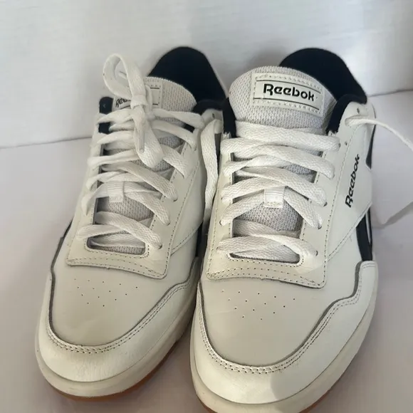 Reebok Royal Techque/Classic White &amp; Navy Sneakers - Men's Size 7.5