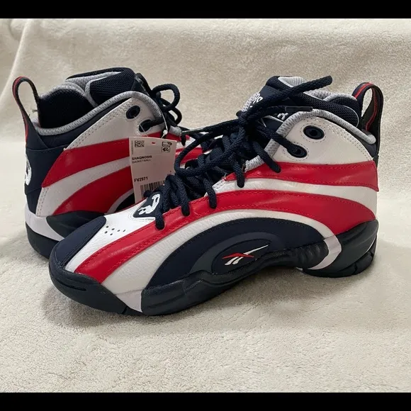 REEBOK SHAQNOSIS USA Unisex Basketball Sneakers Men's 6.5 Women's 8 NEW