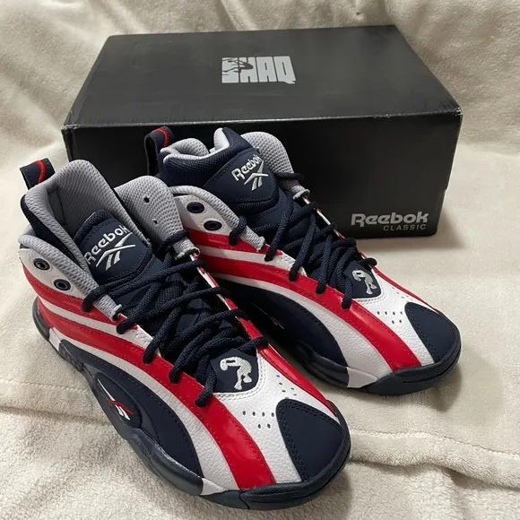 REEBOK SHAQNOSIS USA Unisex Basketball Sneakers Men's 6.5 Women's 8 NEW
