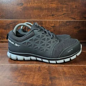 Reebok Sublite Cushion Safety Alloy Toe Work Shoes Black Womens Size 10