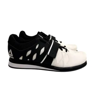 Reebok SZ 9M Legacy Lifter PR Shoes Wht/Blk Powerlifting Weightlifting Crossfit