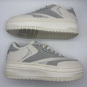 Reebok Women's Club C Extra White/Grey Platform Sneakers 100074260 Size 8.5