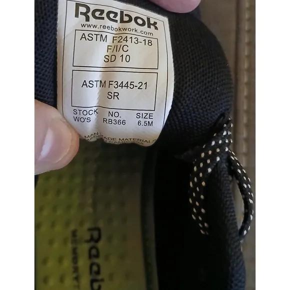 Reebok Work NanoFlex TR RB366 Women's 6.5M Composite Toe Work Shoes NEW #827