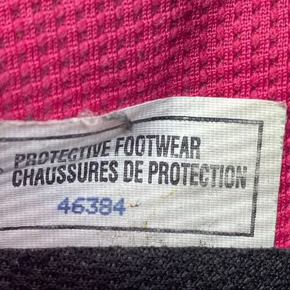Reebok RB454 Anomar Safety Work Shoes Sneakers Black Pink 6