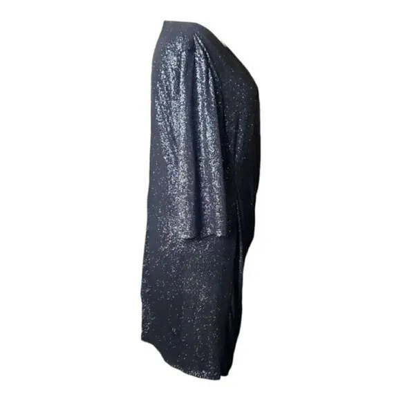 Regal Shimmer Sparkle Frosted Formal Dress Size 18W Retro Glam Modern Royalty