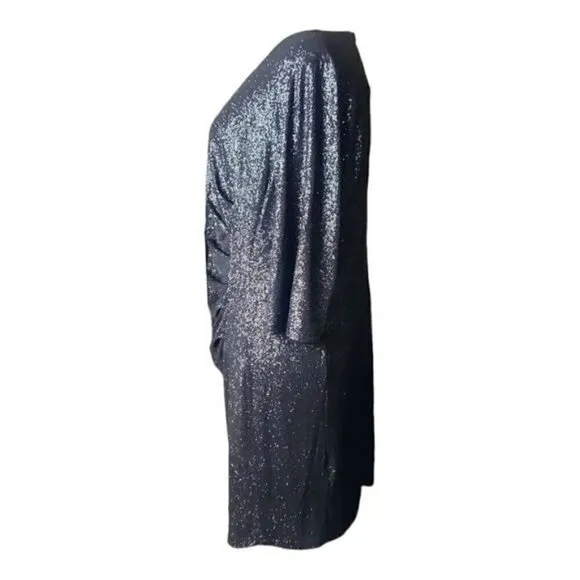 Regal Shimmer Sparkle Frosted Formal Dress Size 18W Retro Glam Modern Royalty