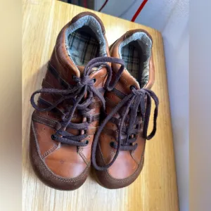 Report Y2K 90s Vintage ChunkyOxford Shoes Size 8 Brown leather Platform