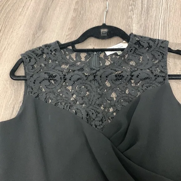 Rickie Freeman for Teri Jon women’s black cocktail dress size 8