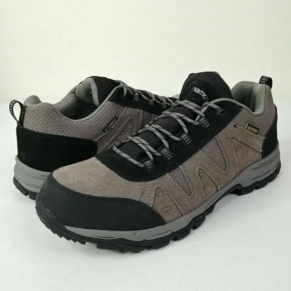 Riemot Waterproof Hiking Shoes Grey Black Lightweight Running Trainers M…