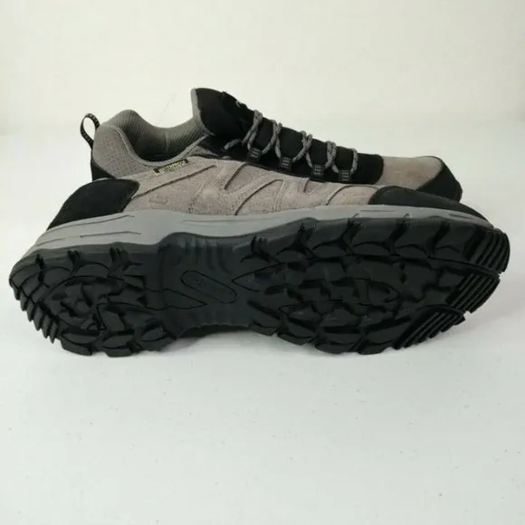 Riemot Waterproof Hiking Shoes Grey Black Lightweight Running Trainers M…