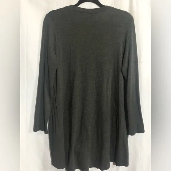 Riller &amp; Fount Emma Sweater Dress Sz 1 -S Stretch USA Deep Plunge Neck Modern